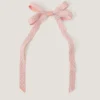 Polka Dot Ribbon Bow Hair Clip