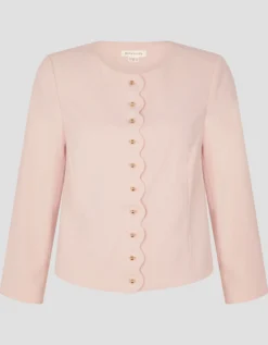Ruth Scallop Jacket Pink