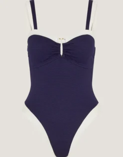 Sabrina Two Tone Swimsuit Blue