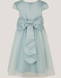 Satin Bridesmaid Dress Green