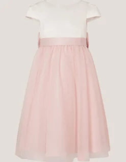 Satin Bridesmaid Dress Pink