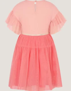 Sequin Unicorn Disco Dress Pink