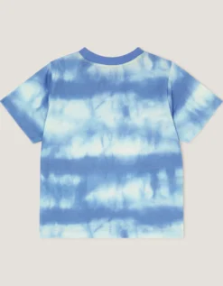 Shark Tie-Dye T-Shirt Blue