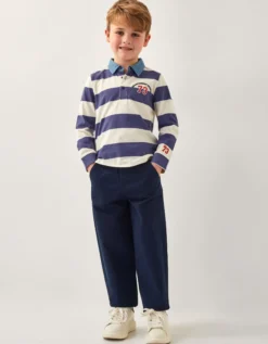 Straight Chino Trousers Blue