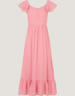 Sully Tie Back Prom Dress Orange