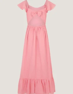 Sully Tie Back Prom Dress Orange