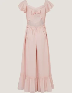 Sully Tie Back Prom Dress Pink