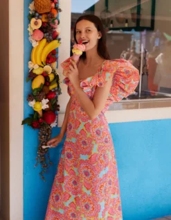 Sundress Aryel Ruffle Maxi Dress Multi