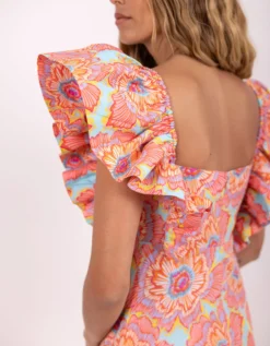Sundress Aryel Ruffle Maxi Dress Multi