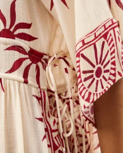 Sunnie Midi Beach Dress Ivory