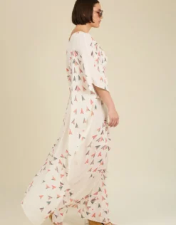 Tallulah and Hope Salina Kaftan White