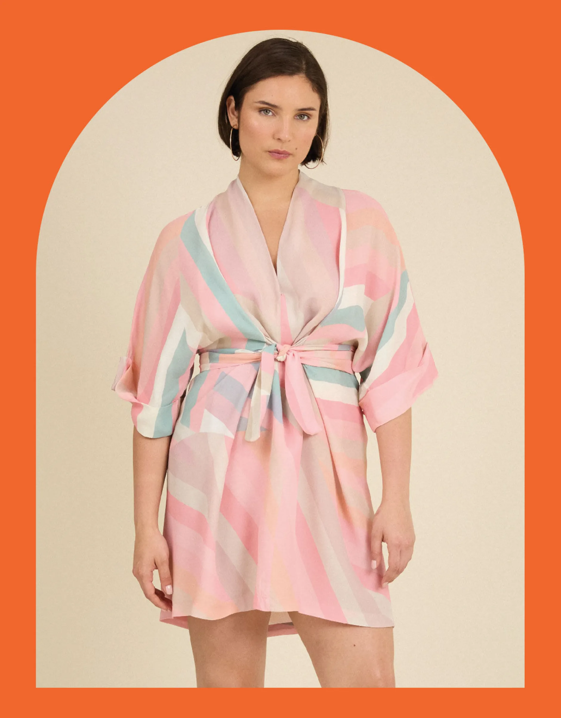 Tallulah and Hope Stripe Mini Dress Multi