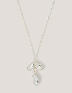 Teardrop Gemstone Pendant Necklace