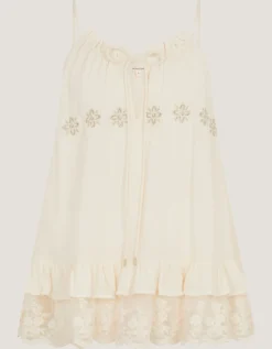 Tessa Lace Swing Top Ivory