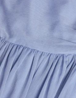 Texas One-Shoulder Prom Dress Blue