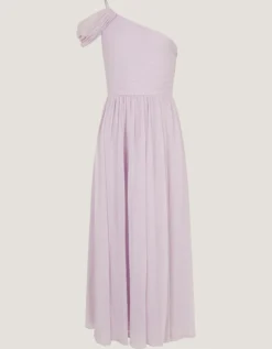 Texas One-Shoulder Prom Dress Purple