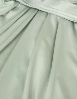 Tia Twist Prom Dress Green