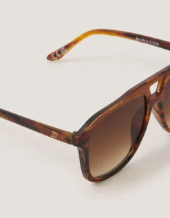 Tort Aviator Sunglasses