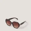 Tort Hexagonal Sunglasses