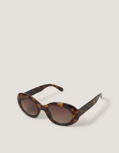 Tort Oval Sunglasses