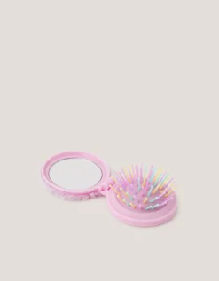Unicorn Compact Hairbrush