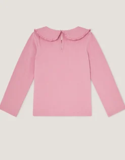 Unicorn Portrait Long Sleeve Top Pink